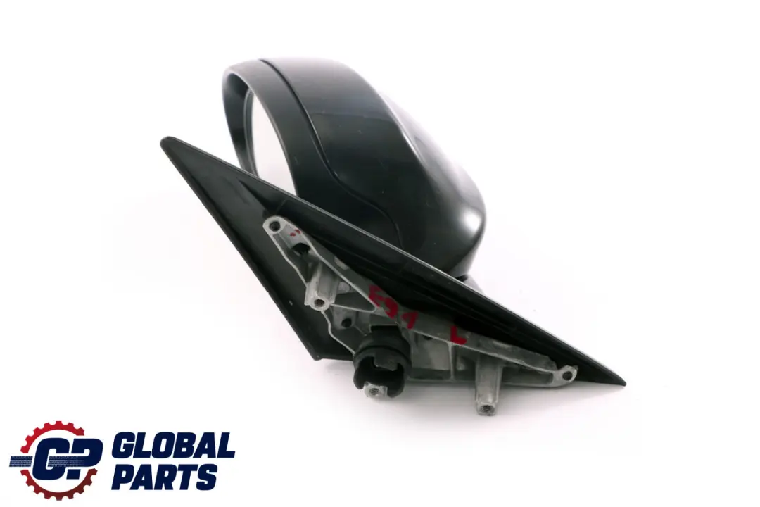 BMW 3 Series 2 E90 E91 Power Fold Auto Dip Left Wing Mirror N/S Black Sapphire