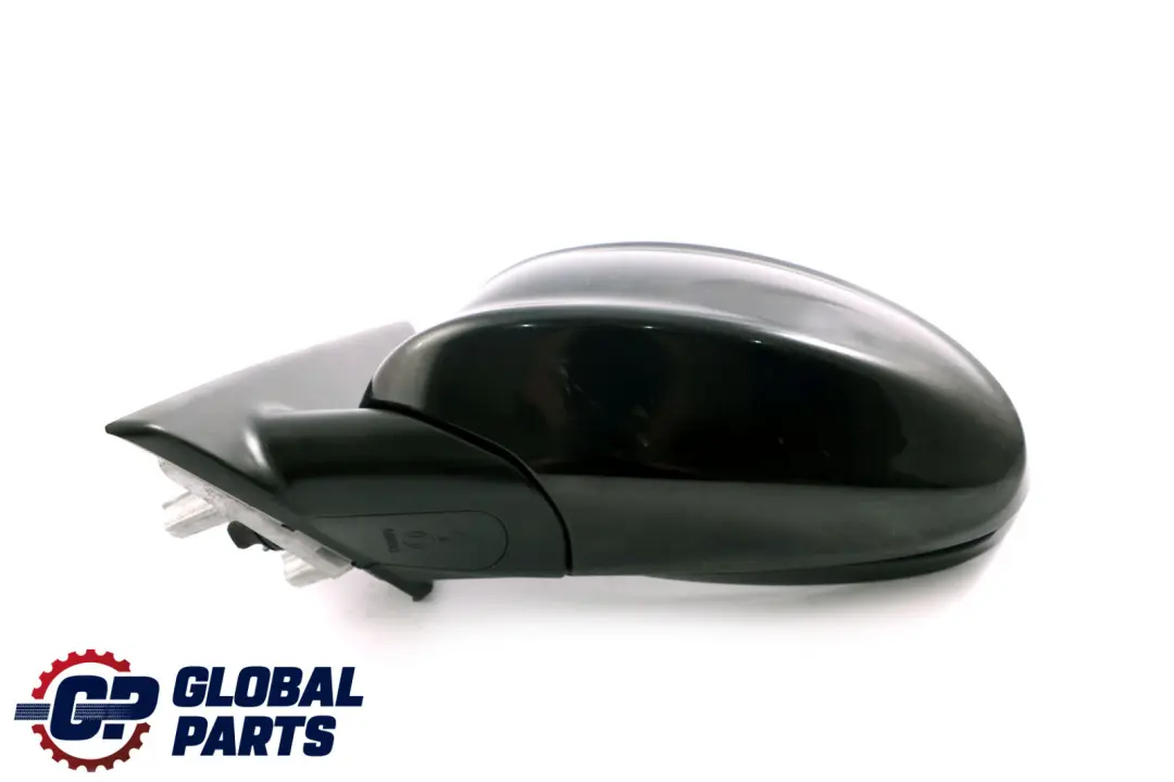 BMW 3 Series 2 E90 E91 Power Fold Auto Dip Left Wing Mirror N/S Black Sapphire