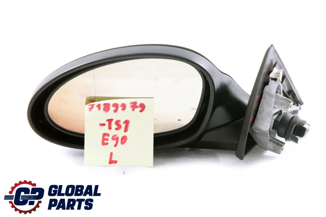 BMW 3 Series 1 E90 E91 Power Fold Auto Dip Left Wing Mirror N/S Titansilber 354