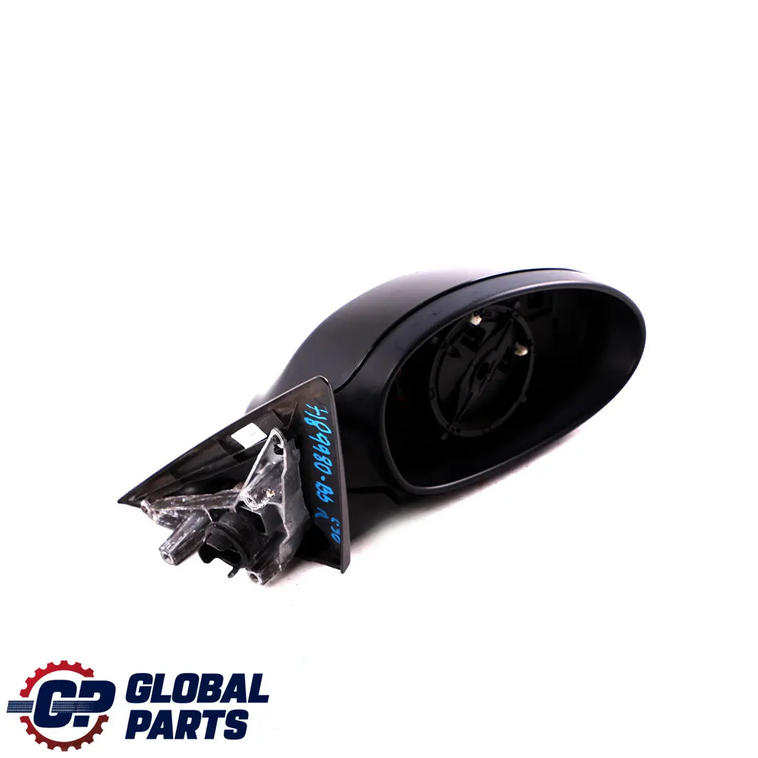 BMW 3 Series 1 E90 E91 Right Wing Mirror O/S Black Sapphire Metallic - 475