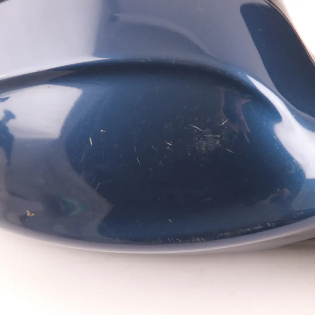 Wing Mirror BMW E90 E91 Power Fold Auto Dip Right O/S Mysticblau Mystic Blue A07