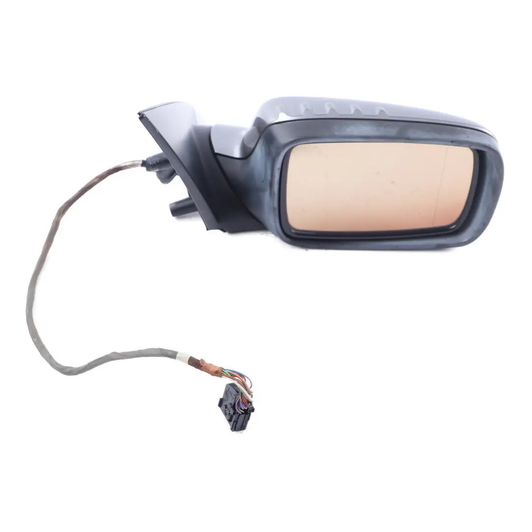 BMW E65 Wing Mirror Auto Dip Heated Door Right O/S Outside Sterlingrau Grey 472