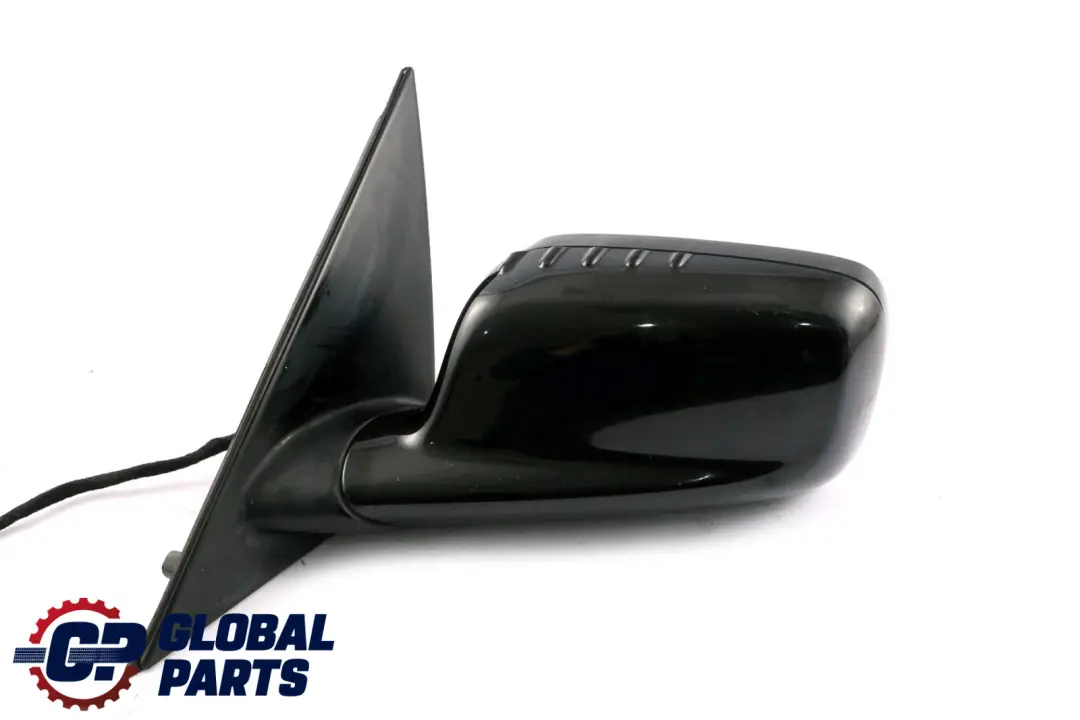 BMW 7 Series E65 Power Fold Auto Dip Heated Wing Mirror Left N/S Black Sapphire