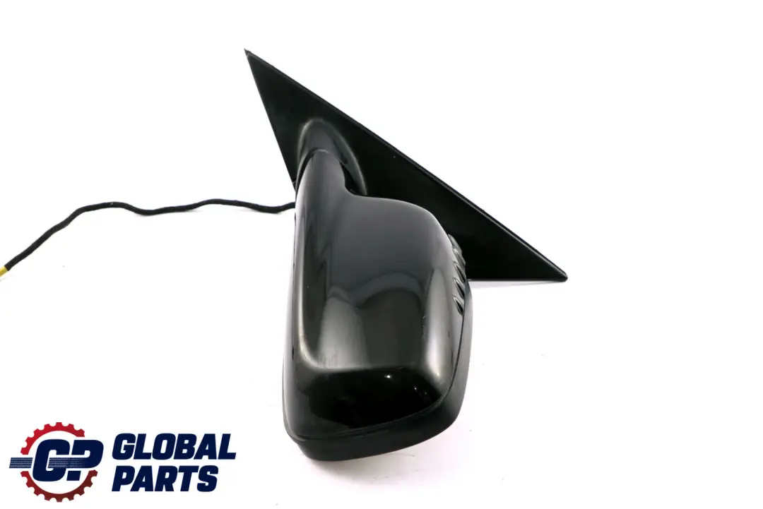 BMW 7 Series E65 Power Fold Auto Dip Heated Wing Mirror Left N/S Black Sapphire