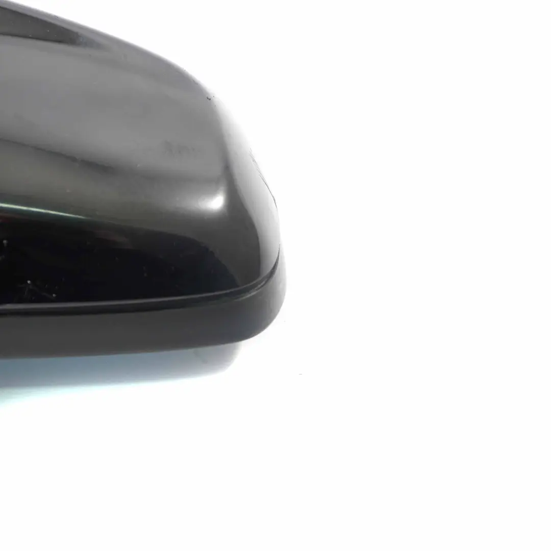 Wing Mirror BMW E65 E66 High Gloss Auto Dip Right O/S Schwarz 2 Black 668