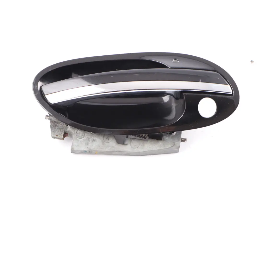 Door Handle Opener BMW E65 E66 Outer Front Right O/S Black Sapphire Metallic 475