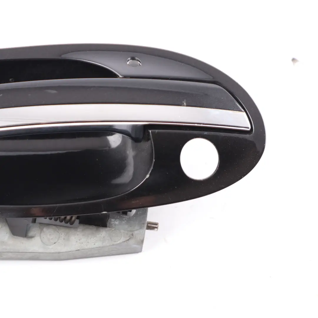 Door Handle Opener BMW E65 E66 Outer Front Right O/S Black Sapphire Metallic 475