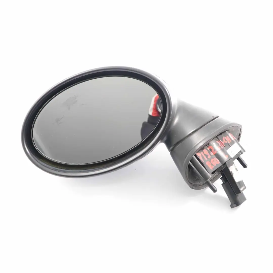 Wing Mirror Mini R50 R53 Heated Exterior Left Door N/S Chrome 5 Pins