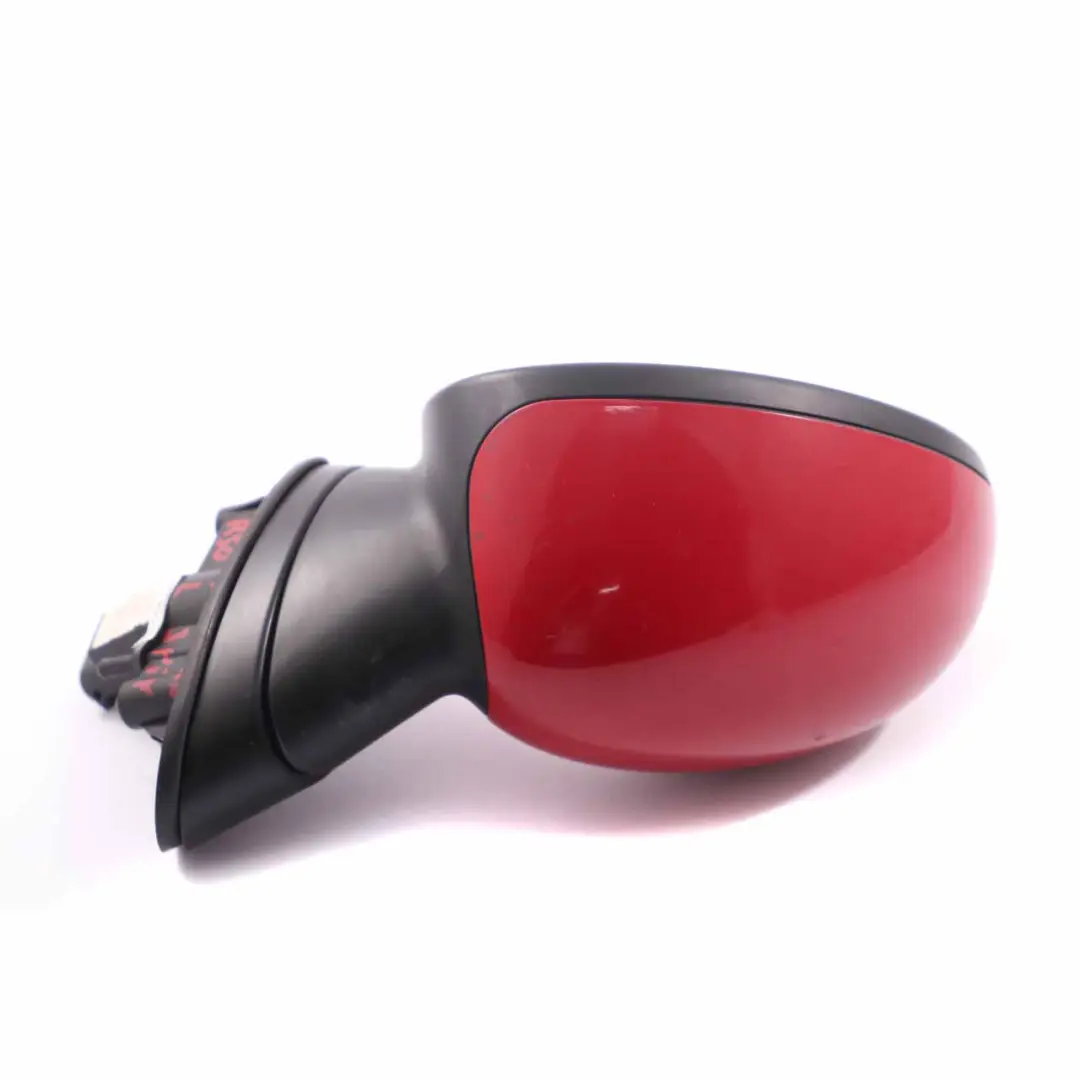 Wing Mirror Mini Cooper R50 R53 Left Door N/S Outside Chili Red - 851 3 Pins