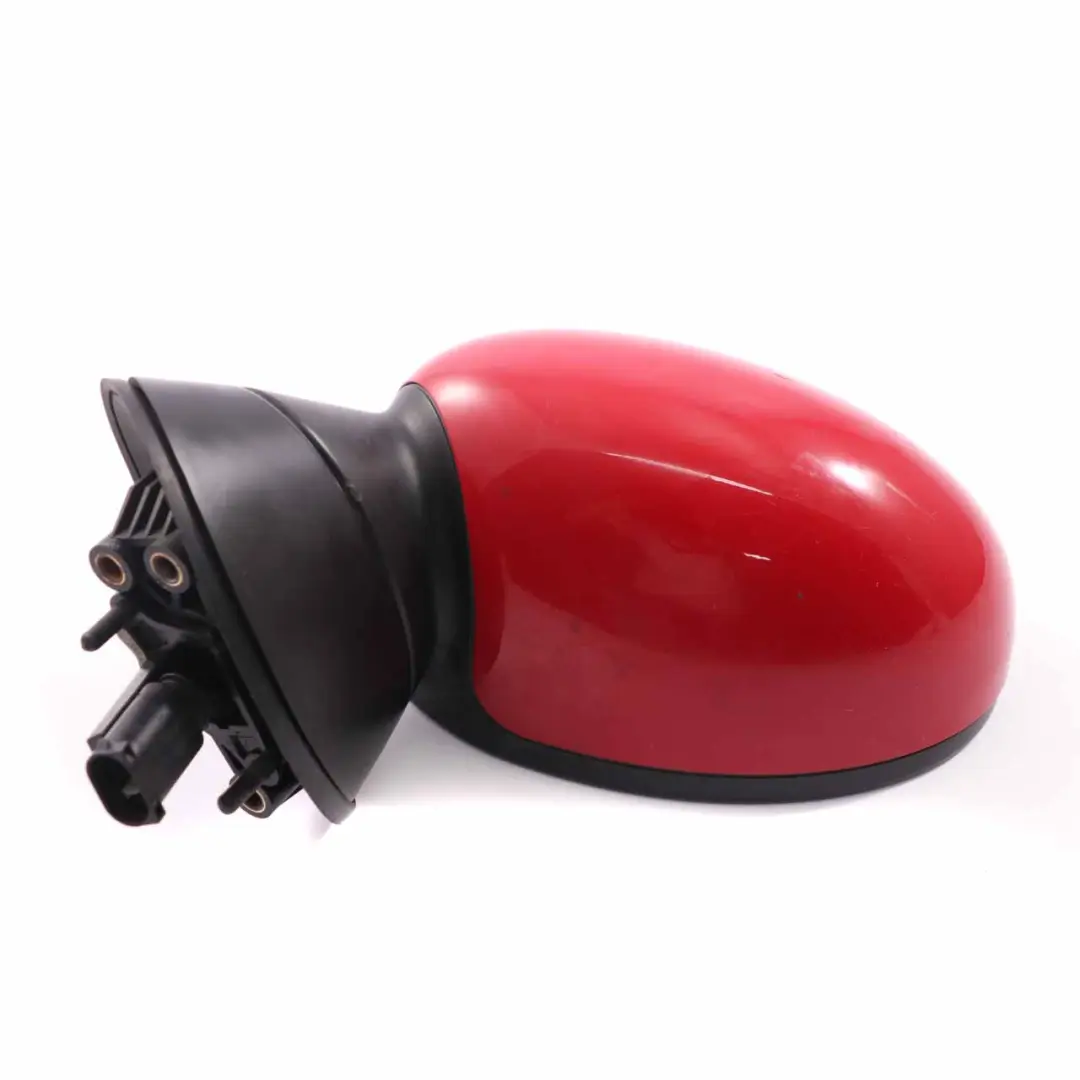 Wing Mirror Mini Cooper R50 R53 Left Door N/S Outside Chili Red - 851 3 Pins