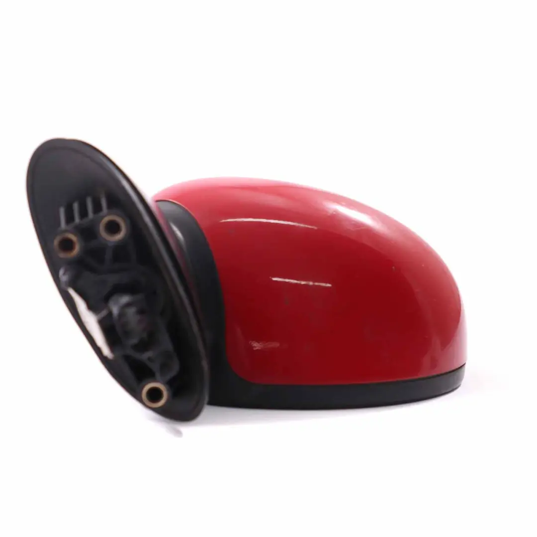 Wing Mirror Mini Cooper R50 R53 Left Door N/S Outside Chili Red - 851 3 Pins