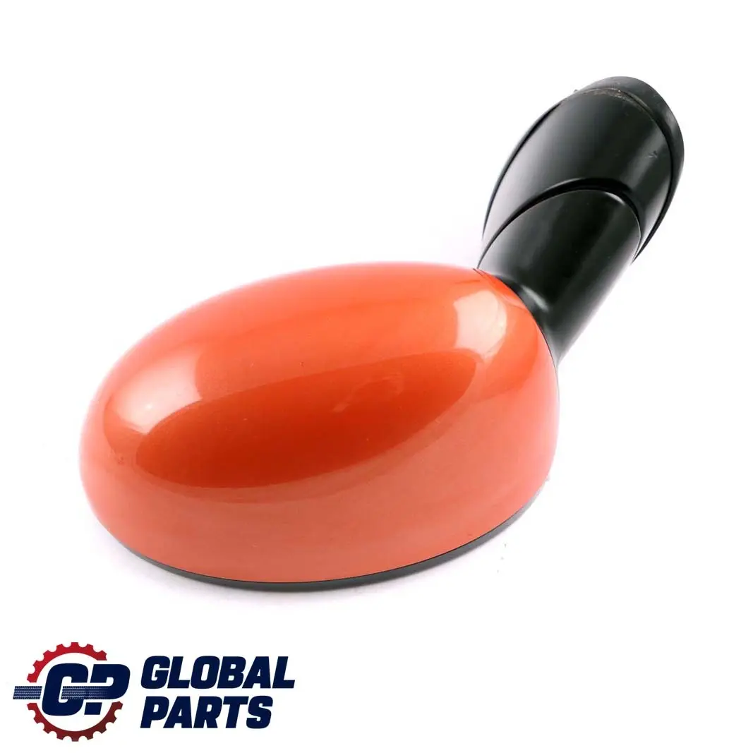 Mini Cooper R50 R53 Left Door Wing Mirror N/S 3-Pin Hot Orange Metallic A26