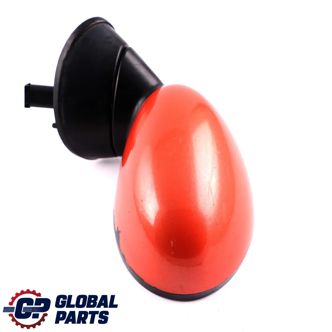 Mini Cooper R50 R53 1 Left Door Wing Mirror N/S 3 Pin Hot Orange Metallic A26