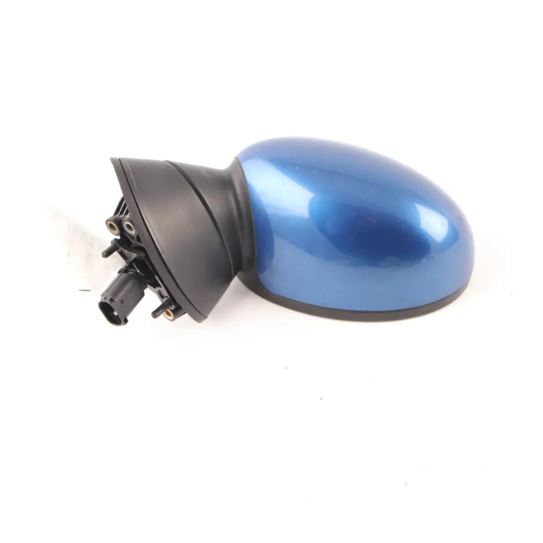 Wing Mirror Mini Cooper R50 R52 R53 Left Door N/S Lightning Blue Metallic A63