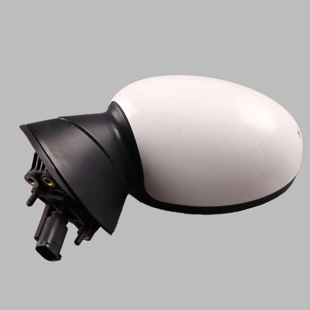 Door Wing Mirror Mini R50 R53 Exterior Left N/S White 3 Pins