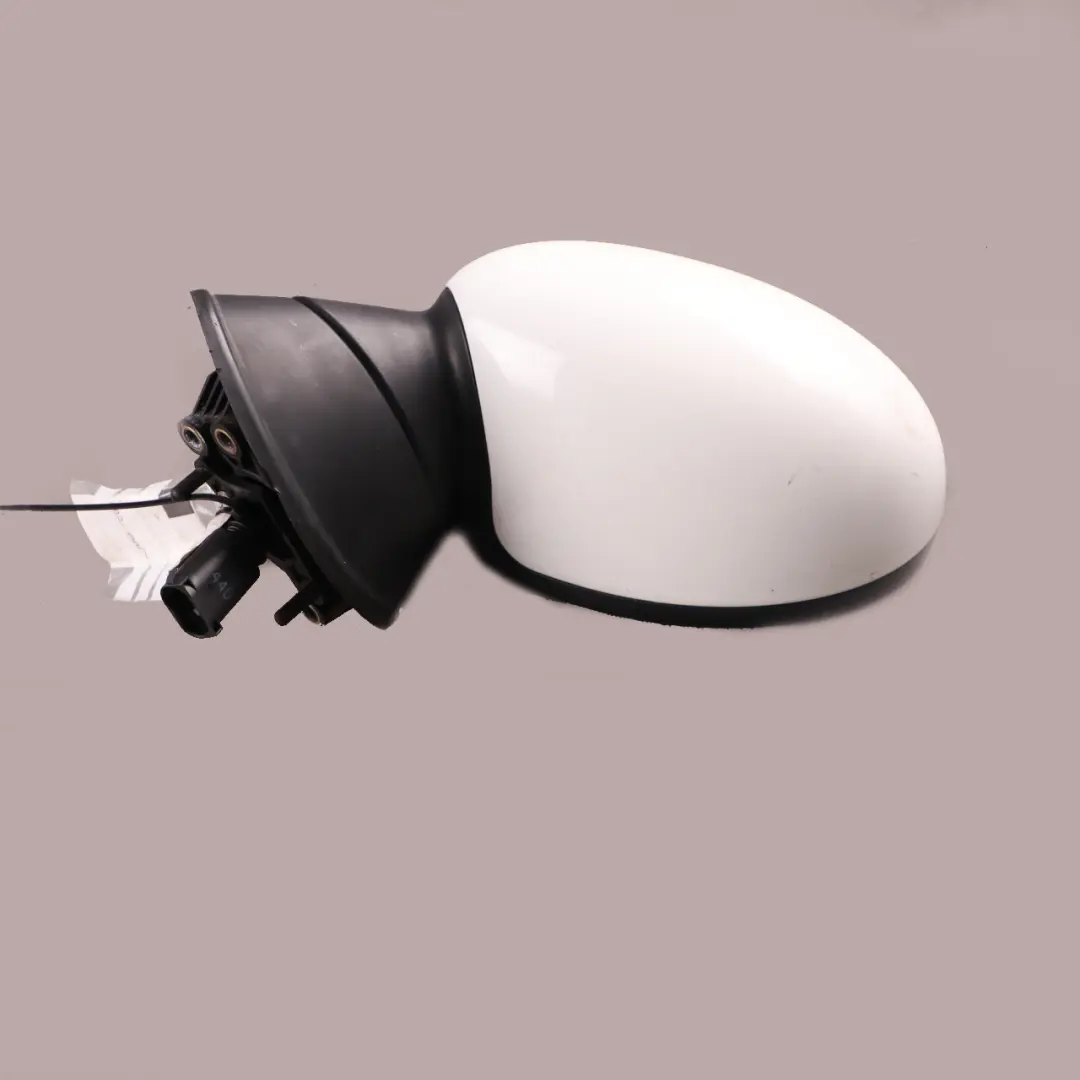 Wing Mirror Mini Cooper One R50 R53 Outside Left Door N/S White 3 Pins 7192471