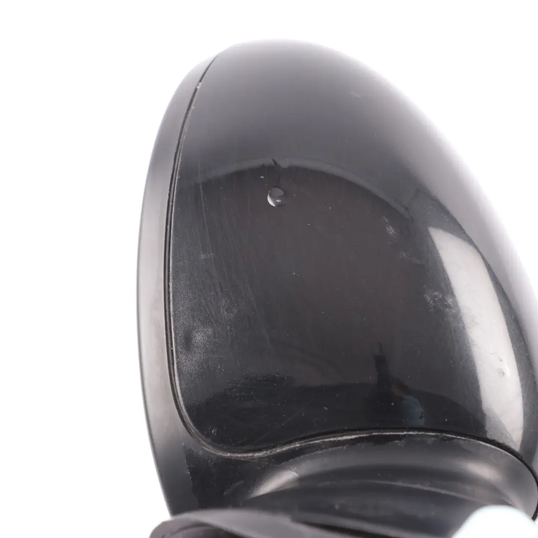 MINI Cooper One R50 R53 R52 Right O/S Door Wing Mirror Cosmos Black Metallic 303