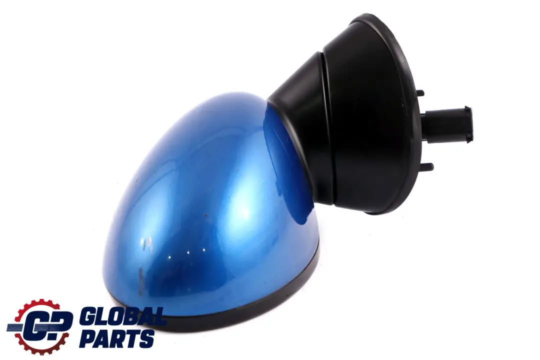 BMW Mini Cooper R50 R53 Right Door Wing Mirror O/S Hyper Blue Metallic A28