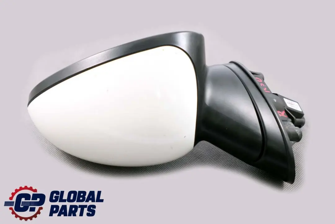 MINI Cooper One R50 R53 Heated Exterior Right Door Wing Mirror O/S White 5 Pins