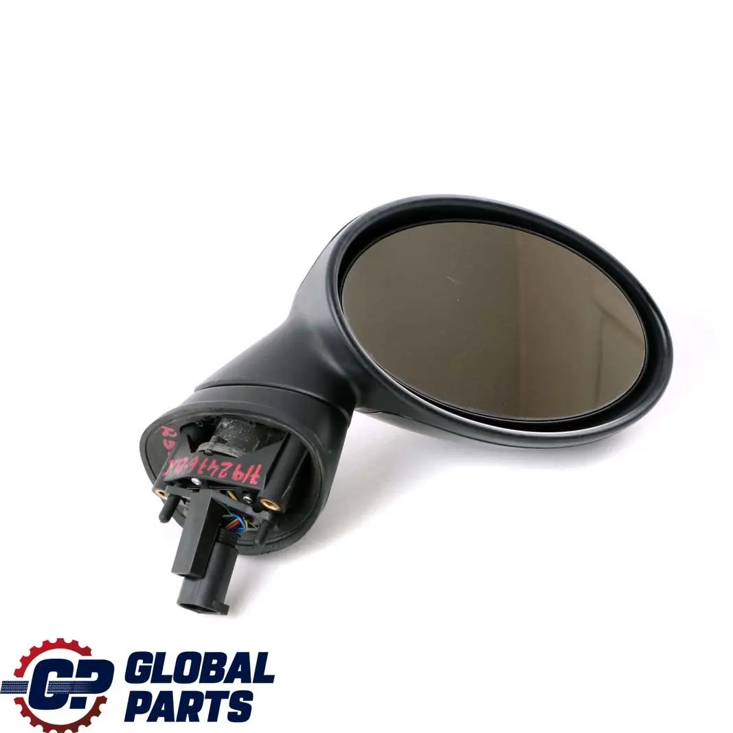 Mini Cooper One R50 R52 R53 Heated Right Door Wing Mirror Power Fold O/S Black