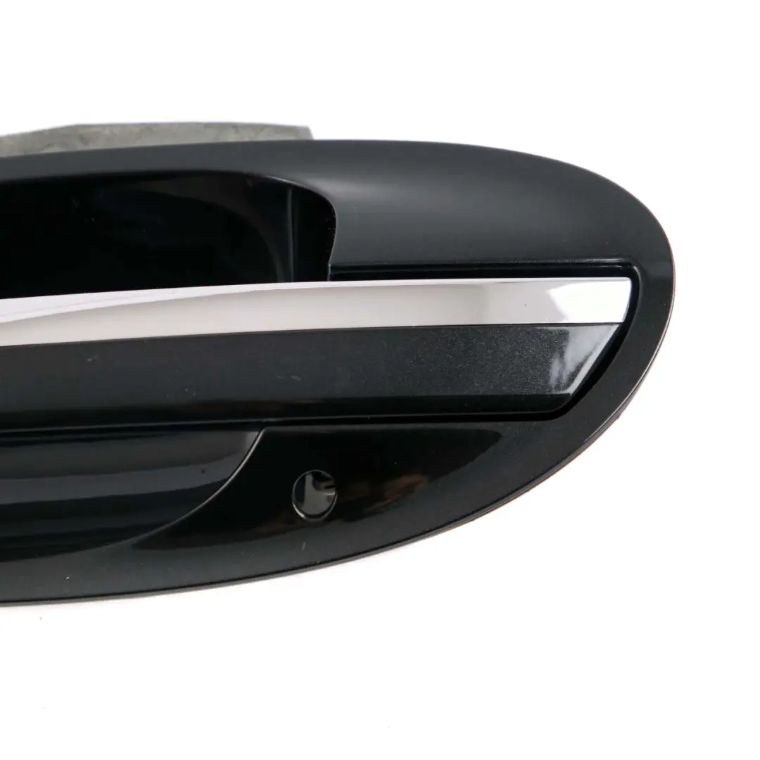 Door Handle Opener BMW E65 E66 Outer Front Left N/S Black Sapphire Metallic 475