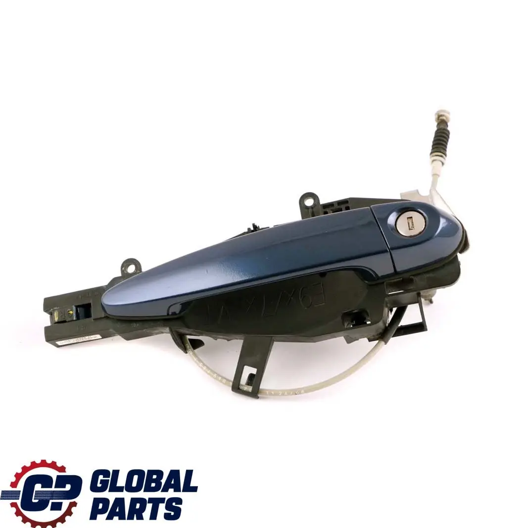 BMW 3 E90 Front Grab Outside Door Handle Right O/S Mysticblau Mystic Blue A07