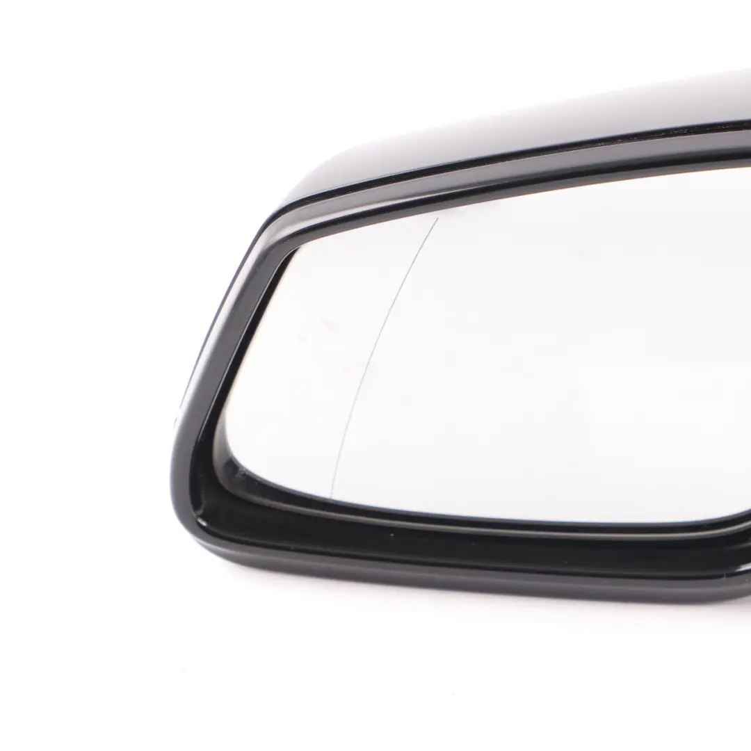 Wing Mirror BMW E60 E61 LCI M Sport Left N/S High Gloss Carbonschwarz 416