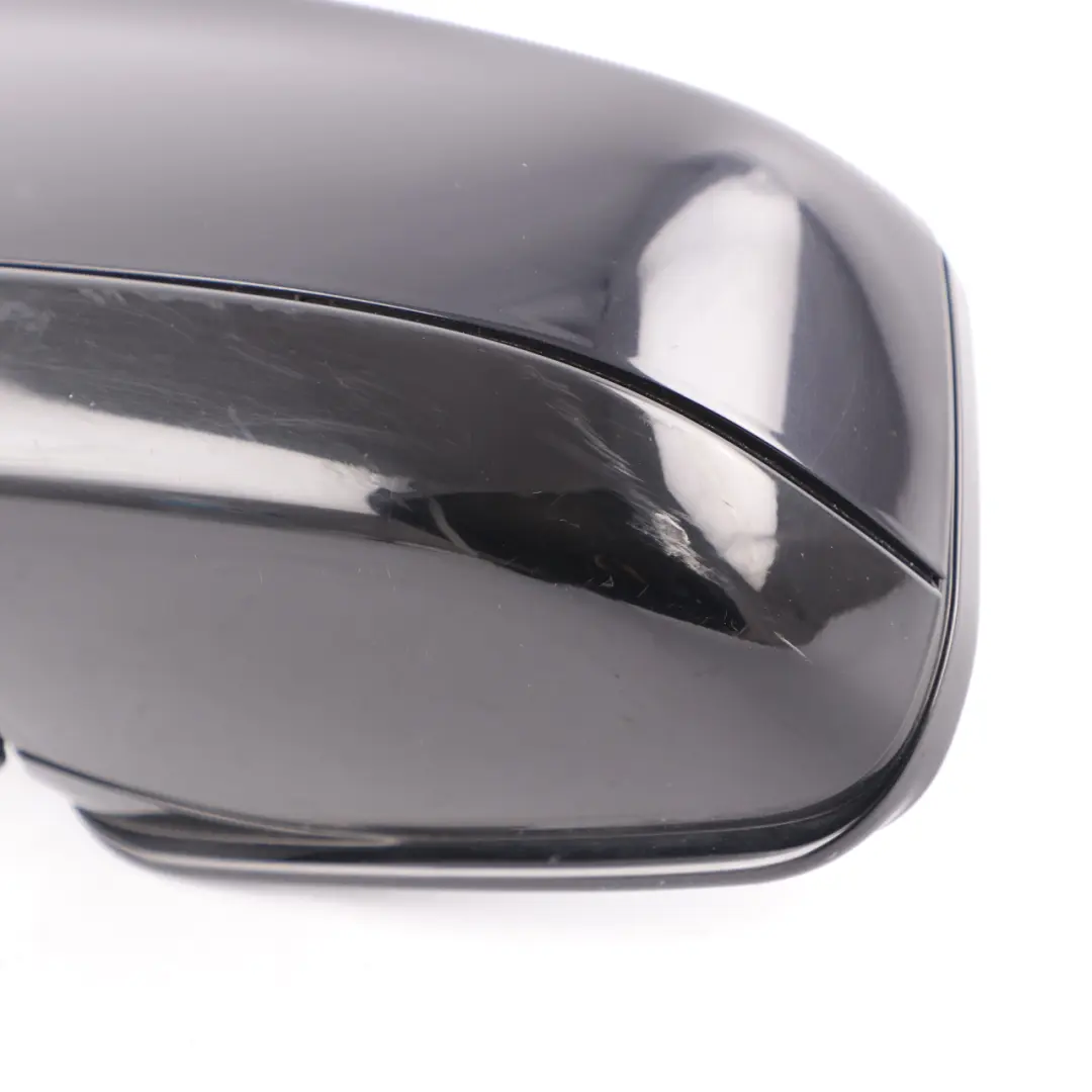 Wing Mirror BMW E60 E61 LCI M Sport Left N/S High Gloss Carbonschwarz 416