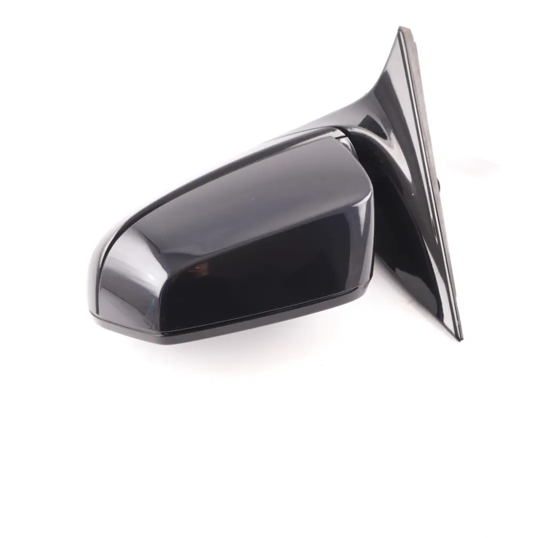 Wing Mirror BMW E60 E61 LCI M Sport Left N/S High Gloss Carbonschwarz 416