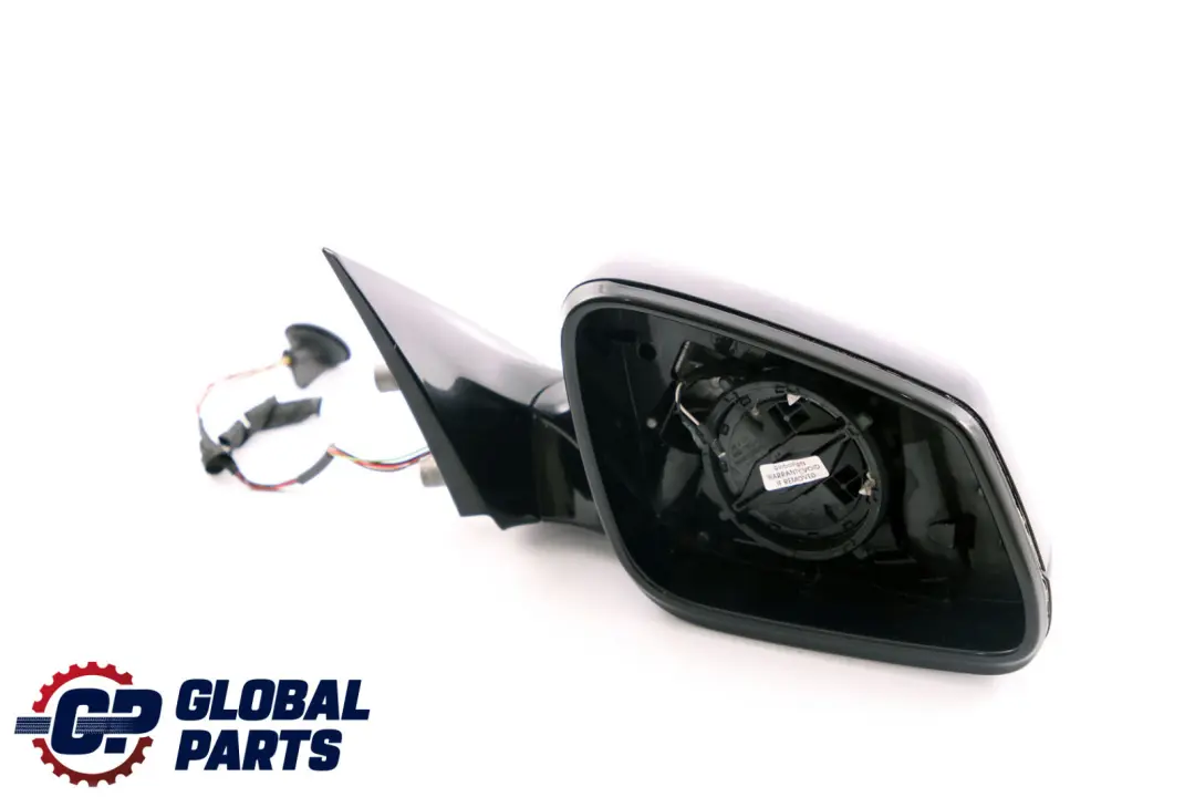 BMW 5 Series E60 E61 LCI M Sport Right Wing Mirror O/S High Gloss Carbonschwarz