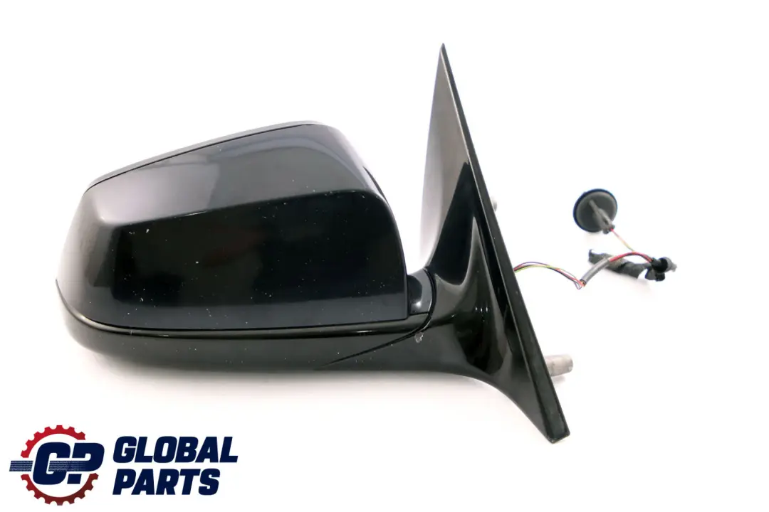 BMW 5 Series E60 E61 LCI M Sport Right Wing Mirror O/S High Gloss Carbonschwarz