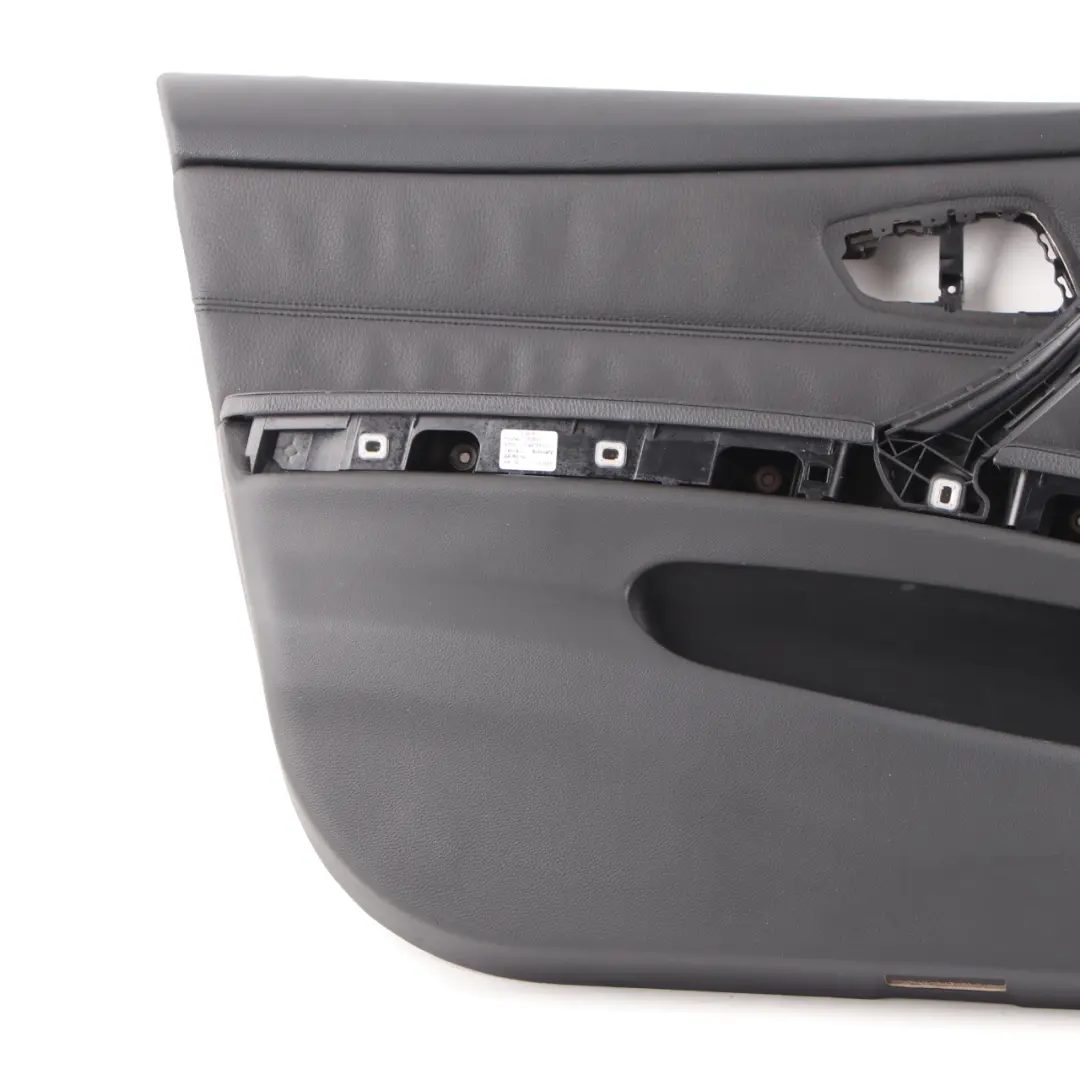 BMW E90 E91 Black Door Card Trim Panel Front Left Passenger Side N/S