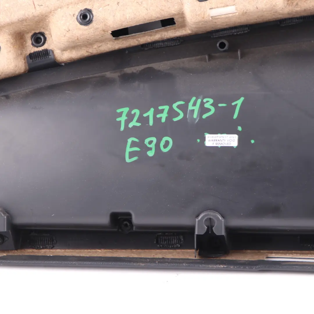 BMW E90 E91 Black Door Card Trim Panel Front Left Passenger Side N/S