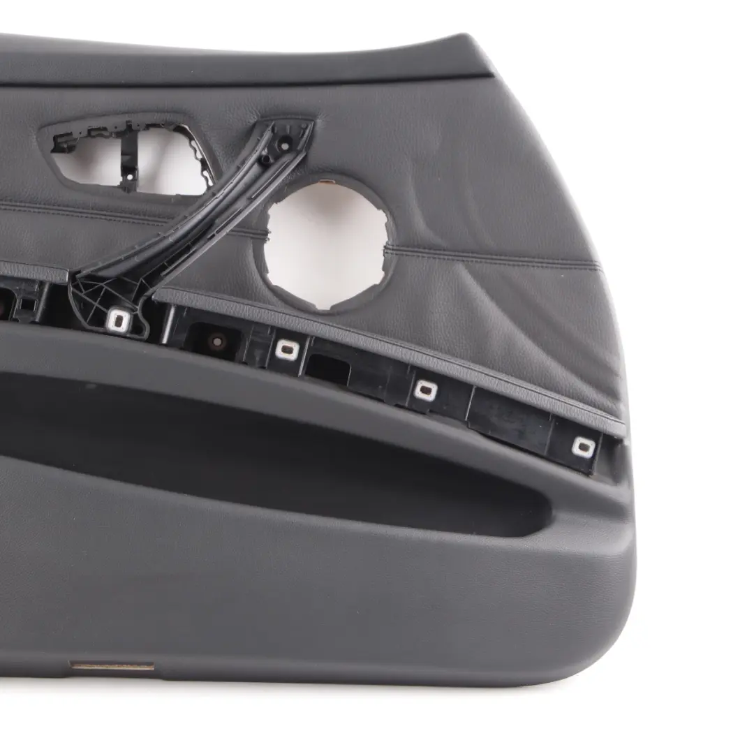 BMW E90 E91 Black Door Card Trim Panel Front Left Passenger Side N/S