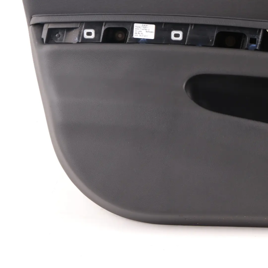 BMW 3 Series E90 E91 Black Door Card Trim Panel Front Left Passenger Side N/S