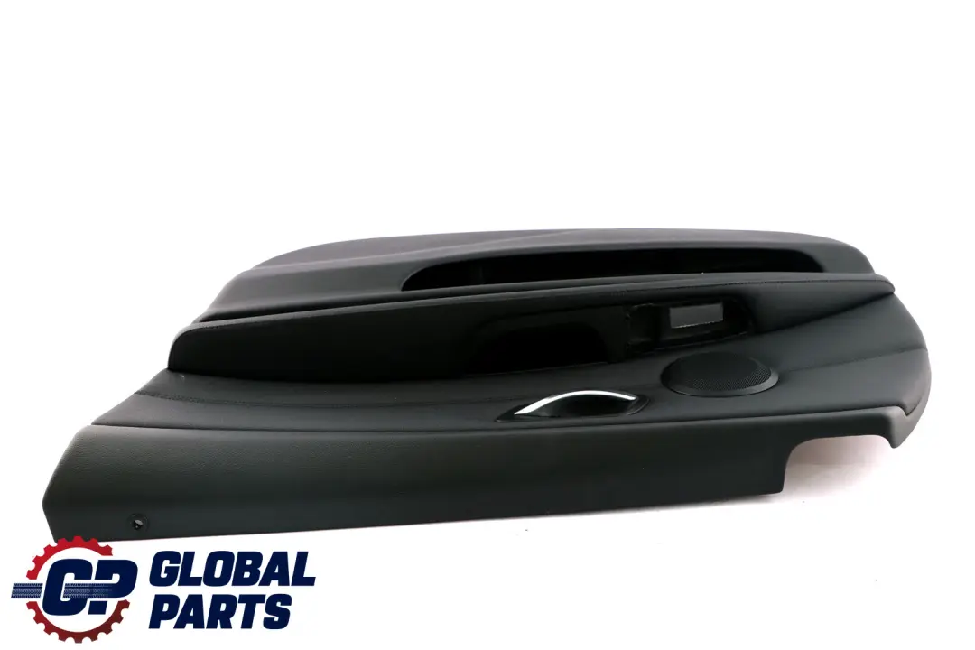 BMW 3 Series E90 E91 Front Right O/S Leather Door Card Lining Black