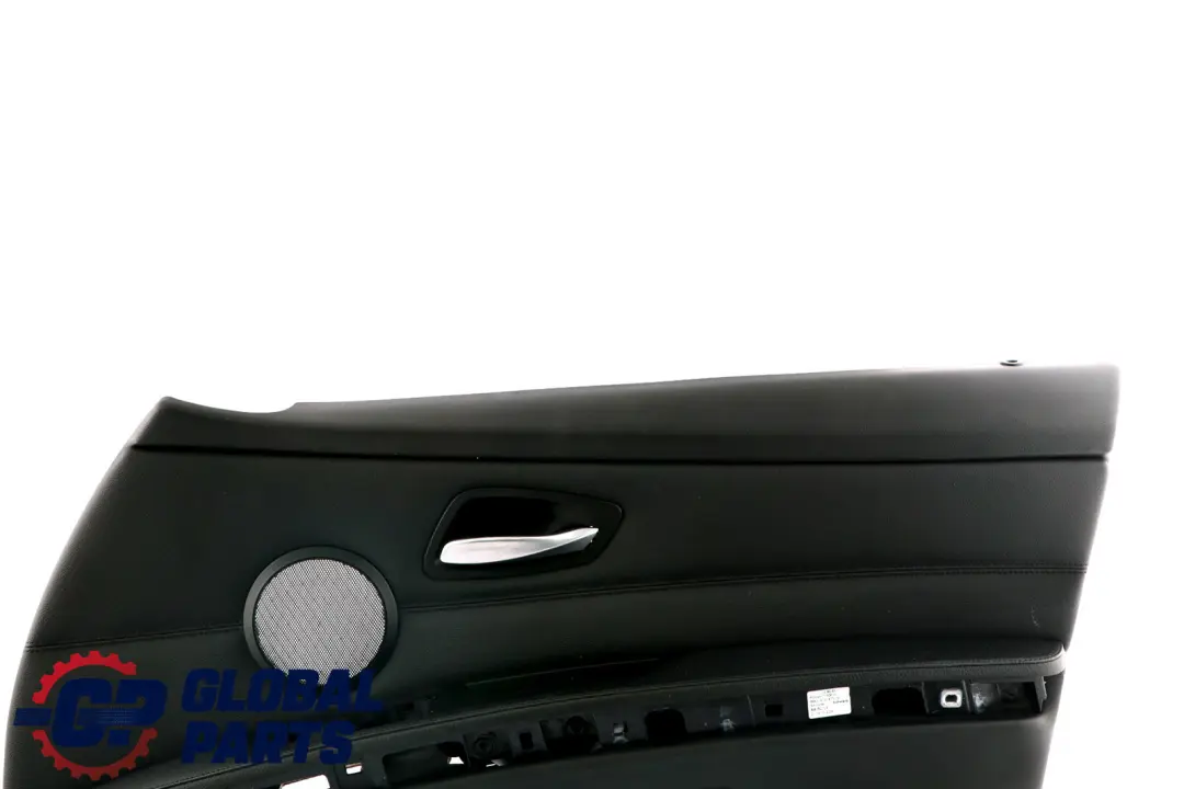 BMW 3 Series E90 E91 Front Right O/S Leather Door Card Lining Black