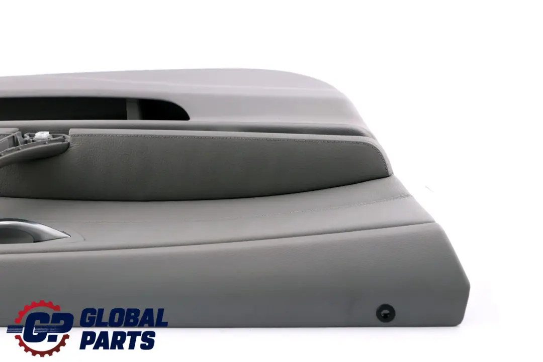 BMW 3 Series E90 E91 1 Grey Leather Front Left N/S Door Card Trim Panel