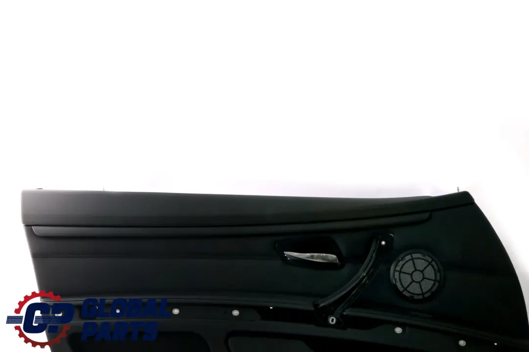BMW 3 Series E92 E93 Front Left N/S Door Card Lining Leather Black Trim Panel