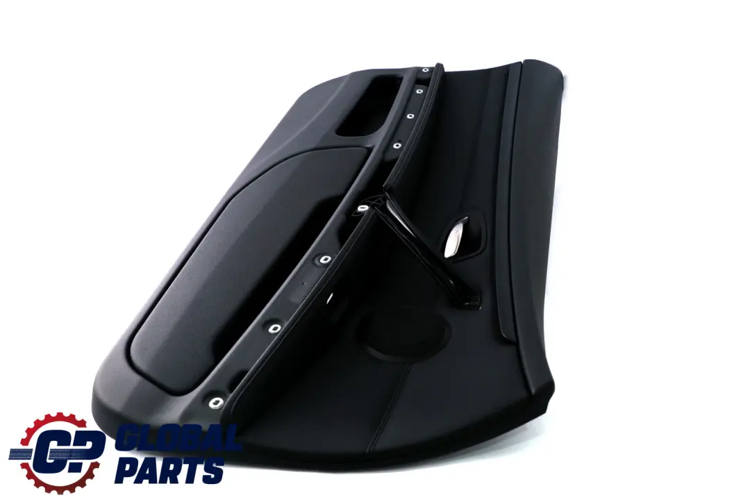 BMW 3 Series E92 E93 Front Left N/S Door Card Lining Leather Black Trim Panel