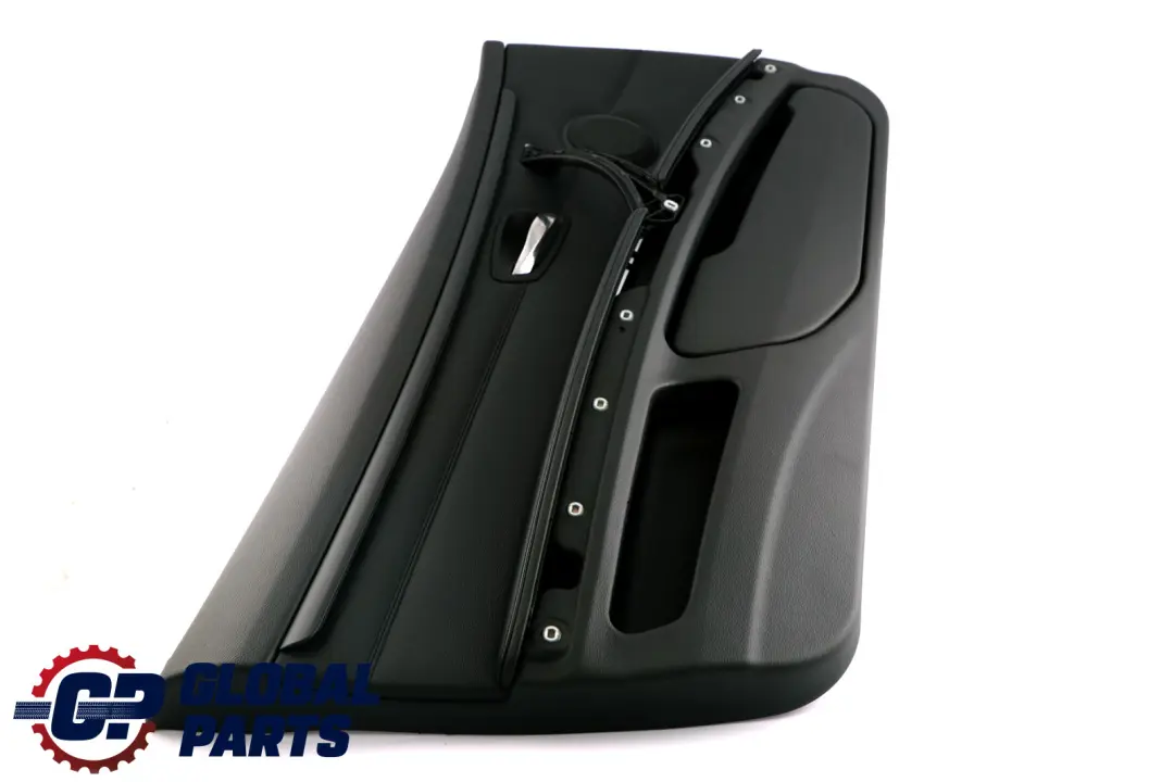 BMW 3 Series E92 E93 Front Left N/S Door Card Lining Leather Black Trim Panel