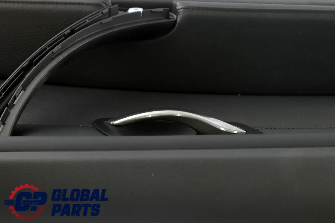BMW 3 Series E92 E93 Front Left N/S Door Card Lining Leather Black Trim Panel