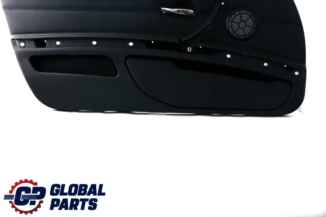 BMW 3 Series E92 E93 Front Left N/S Door Card Lining Leather Black Trim Panel