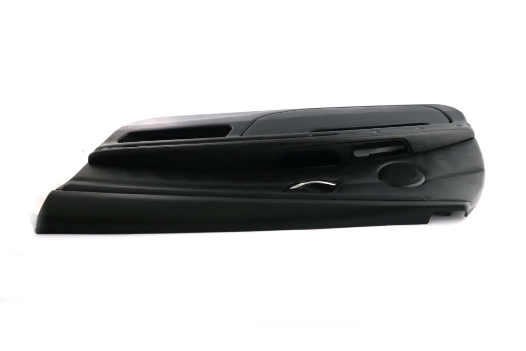 BMW 3 Series E92 E93 1 Front Right O/S Door Card Lining Leather Black Trim