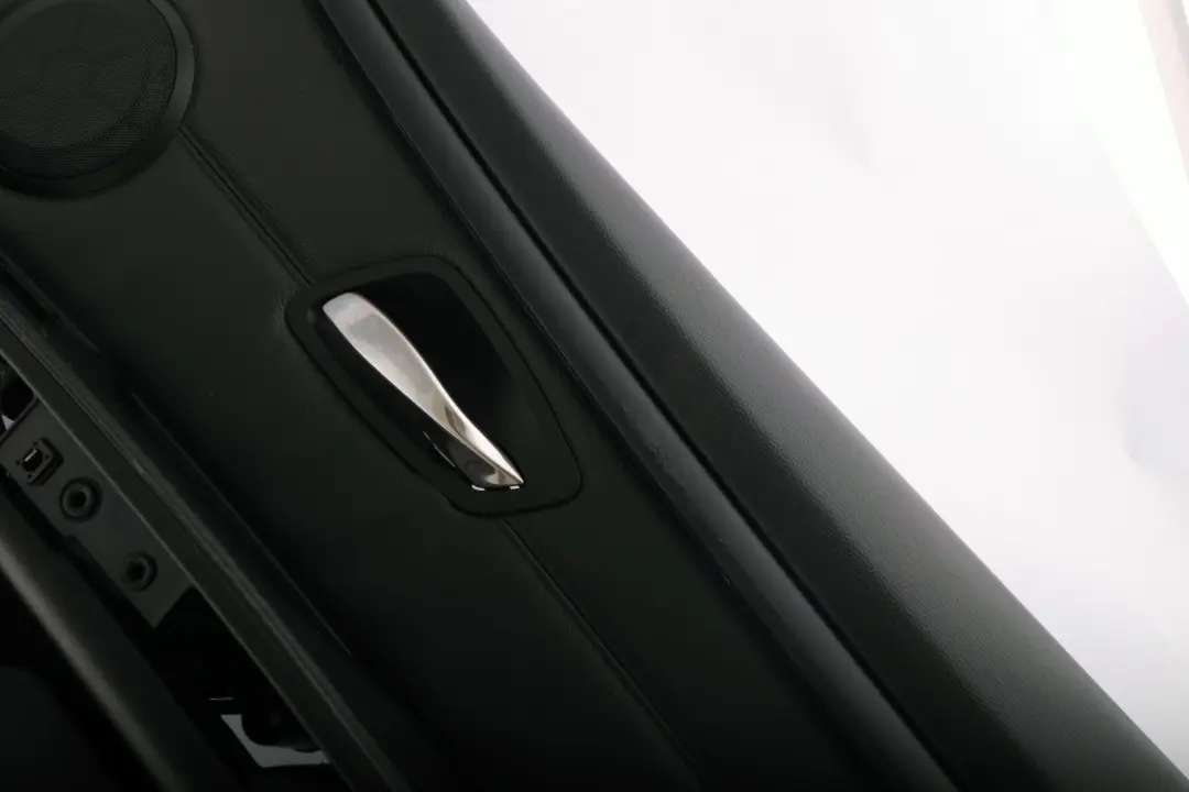 BMW 3 Series E92 E93 1 Front Right O/S Door Card Lining Leather Black Trim