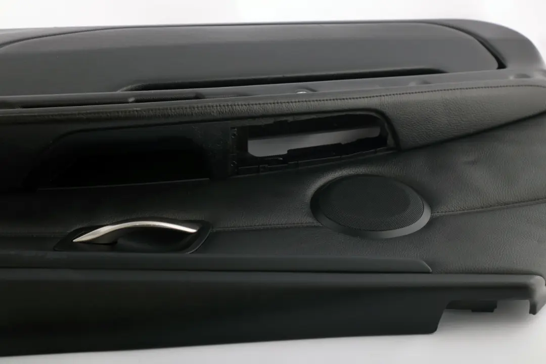 BMW 3 Series E92 E93 1 Front Right O/S Door Card Lining Leather Black Trim