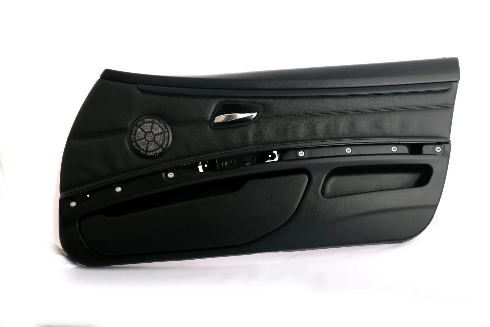 BMW 3 Series E92 E93 1 Front Right O/S Door Card Lining Leather Black Trim