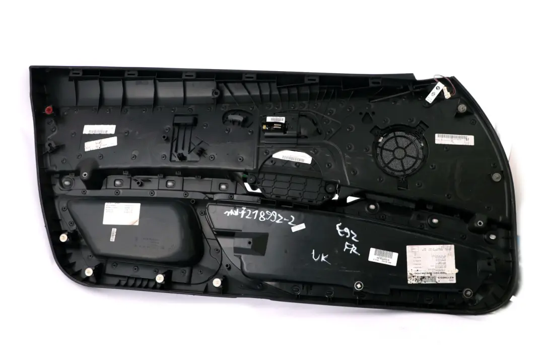BMW 3 Series E92 E93 2 Front Right O/S Door Card Lining Leather Black Trim