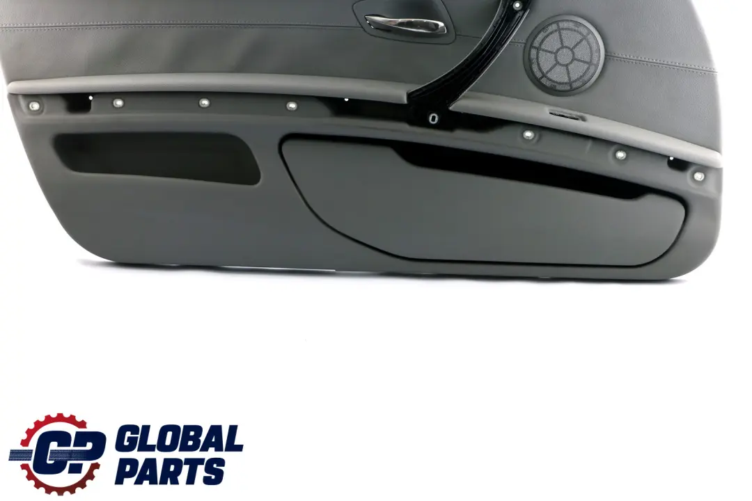 BMW 3 Series E92 E93 Front Left N/S Door Card Lining Trim Panel Leather Grey