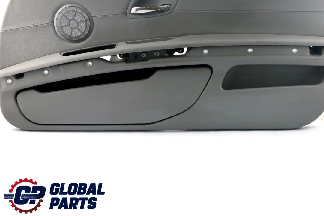 BMW 3 Series E92 E93 Front Right O/S Door Card Lining Trim Grey Leather